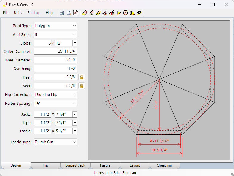 Polygon Roof Designer
