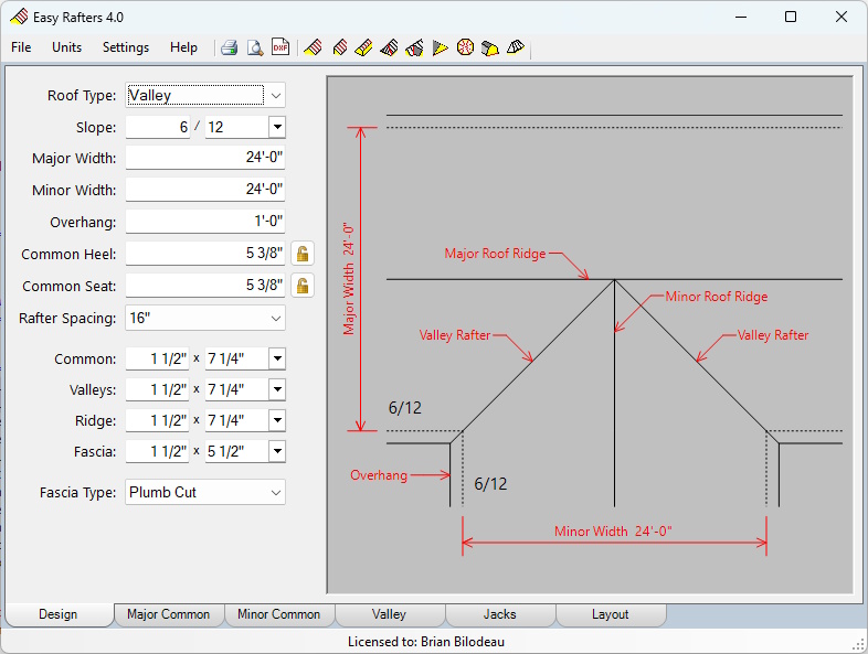 Valley Roof Designer